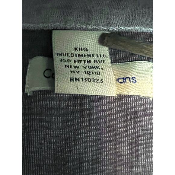 Calvin Klein Jeans Men’s XL Long Sleeve Button-Up Shirt - Charcoal Gray - Picture 5 of 9